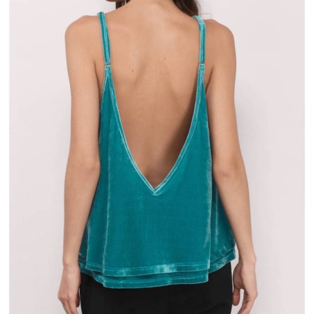 Tobi Velour Tank Top